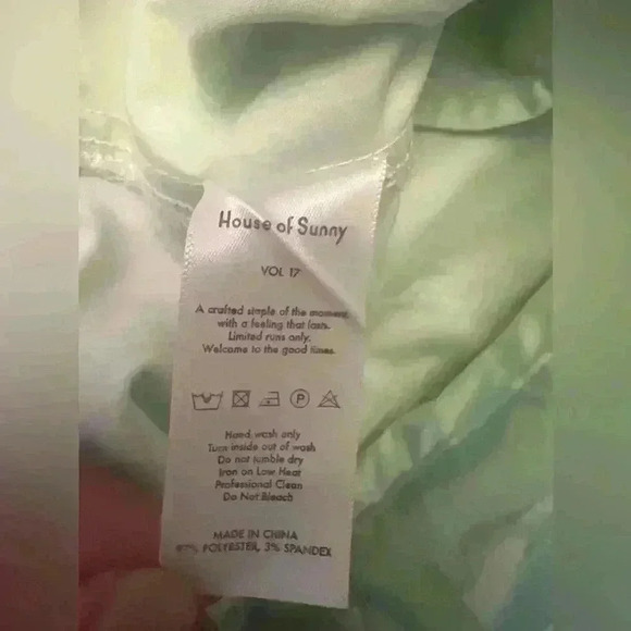 House of Sunny Paradise Pants 4 Hip Mod Wide Leg Pant Green from UK - Picture 8 of 8